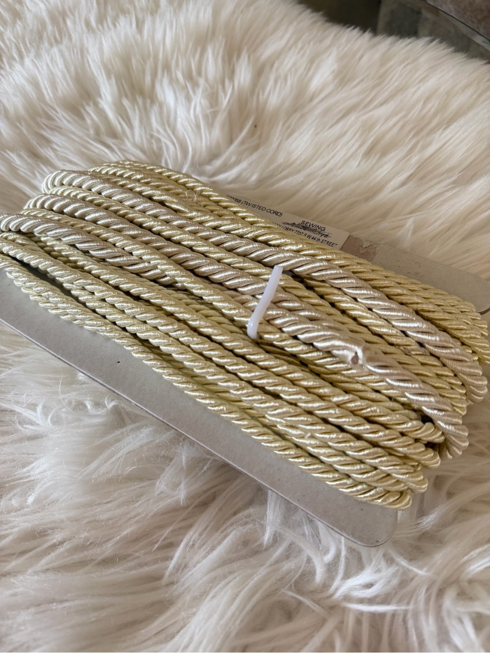 Hobby Lobby Natural Cream Twisted Cord Trim